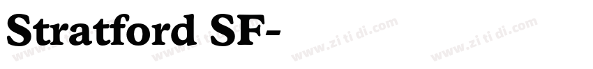 Stratford SF字体转换